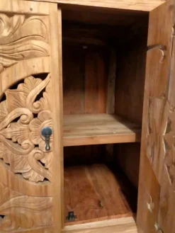 Mobile bagno A terra Mobile bagno oriente teak   scontato - 30%^Outlet Etnico Hot