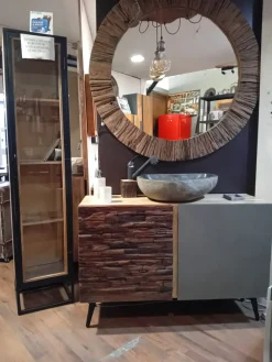 Nuovi Mondi Collection Mobile bagno A terra Mobile bagno  quercia  di rovere design   scontato - 46%- Mobili Bagno A Terra