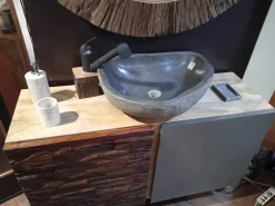 Nuovi Mondi Collection Mobile bagno A terra Mobile bagno  quercia  di rovere design   scontato - 46%- Mobili Bagno A Terra