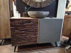 Nuovi Mondi Collection Mobile bagno A terra Mobile bagno  quercia  di rovere design   scontato - 46%- Mobili Bagno A Terra