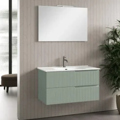 Artigianale Mobile bagno Canneto91 IN OFFERTA OUTLET- Mobili Bagno Sospeso