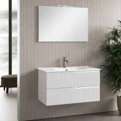 Artigianale Mobile bagno Canneto91 IN OFFERTA OUTLET- Mobili Bagno Sospeso
