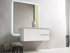 Artigianale Mobile bagno 04 IN OFFERTA OUTLET- Mobili Bagno Sospeso