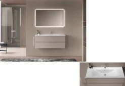 Baxar Mobile bagno Soft m1  IN OFFERTA OUTLET- Mobili Bagno Sospeso