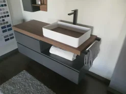 Baxar Mobile bagno Surf grigio fumè IN OFFERTA OUTLET- Mobili Bagno Sospeso