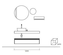 Clearance Mobile bagno Bianca 6 SCONTATO a PREZZI OUTLET Mobili Bagno Sospeso