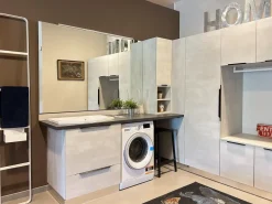 Compab Mobile bagno Lavanderia con lavabo  IN OFFERTA OUTLET- Mobili Bagno Lavanderia