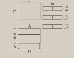 Mobile bagno Up012 IN OFFERTA OUTLET^Compab Sale