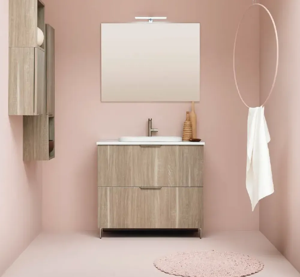 Outlet Mobile bagno Up007 IN OFFERTA OUTLET Mobili Bagno A Terra