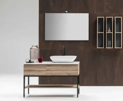 Compab Mobile bagno Up017 IN OFFERTA OUTLET- Mobili Bagno A Terra
