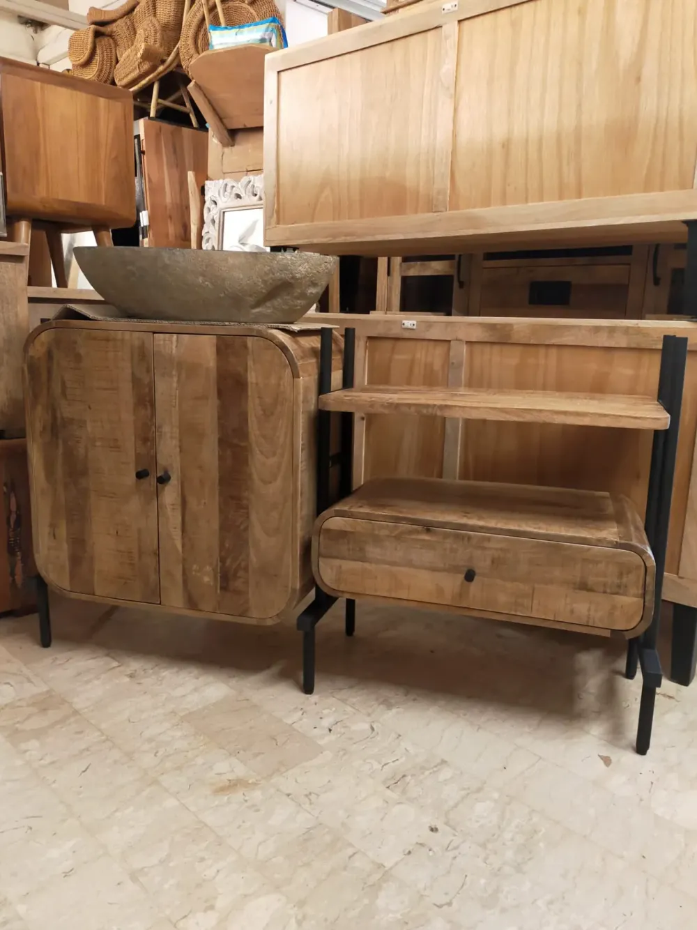 Outlet Mobile bagno Credenza east SCONTATO a PREZZI OUTLET Mobili Bagno A Terra