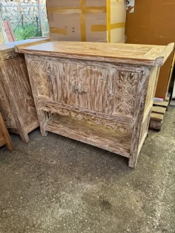 Mobile bagno design Mobile consolle bagno teak decapato di in OFFERTA OUTLET - 33%^Outlet Etnico Sale