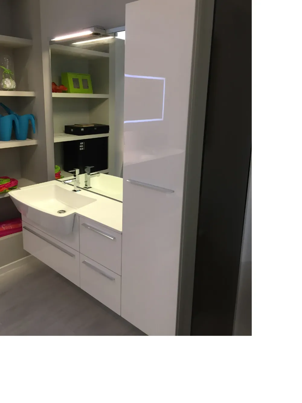 Ideagroup Mobile bagno Idea Group: scontato a prezzi outlet!- Mobili Bagno Sospeso