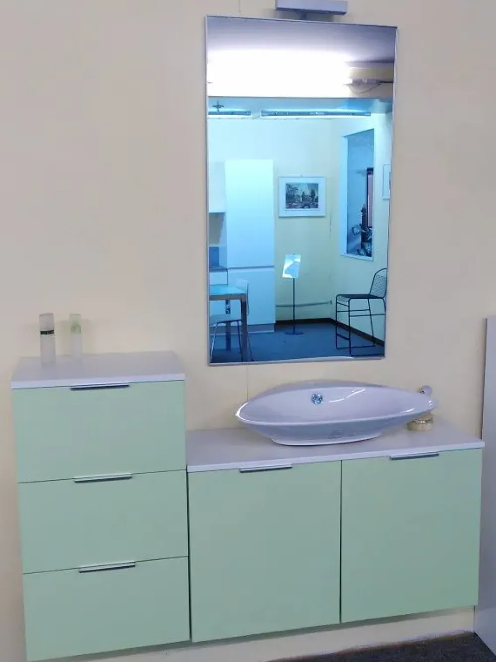 Best Mobile bagno Idrobath verde SCONTATO a PREZZI OUTLET Mobili Bagno Sospeso