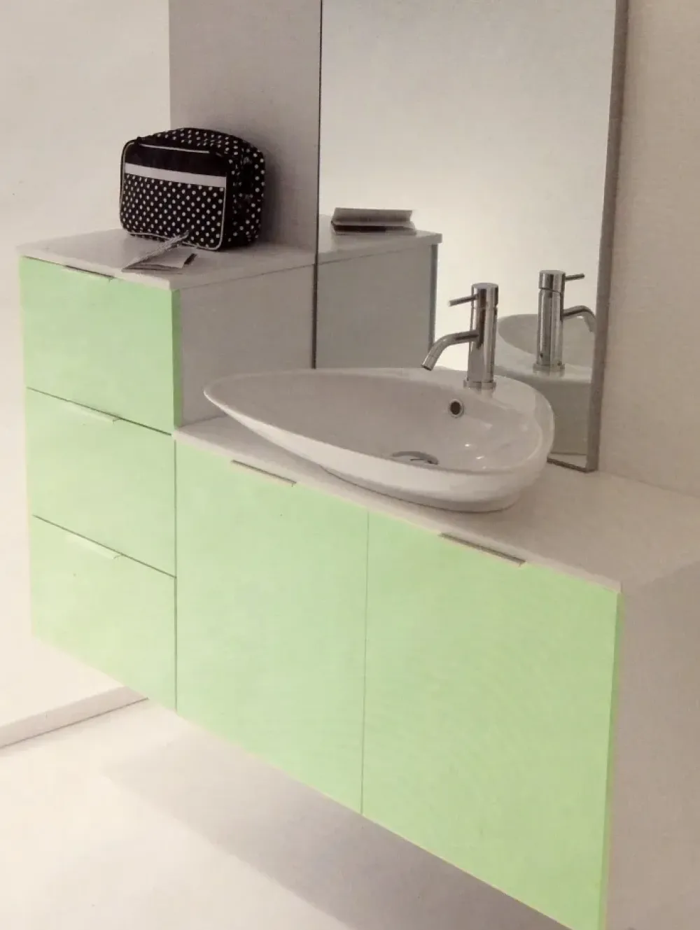 Best Mobile bagno Idrobath verde SCONTATO a PREZZI OUTLET Mobili Bagno Sospeso