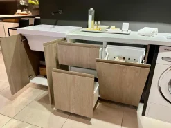 Clearance Mobile bagno in laminato modello Juno di a prezzo Outlet Mobili Bagno Lavanderia