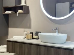 Scavolini Bathrooms Mobile bagno in laminato modello Rivo di a prezzo scontato- Mobili Bagno Sospeso