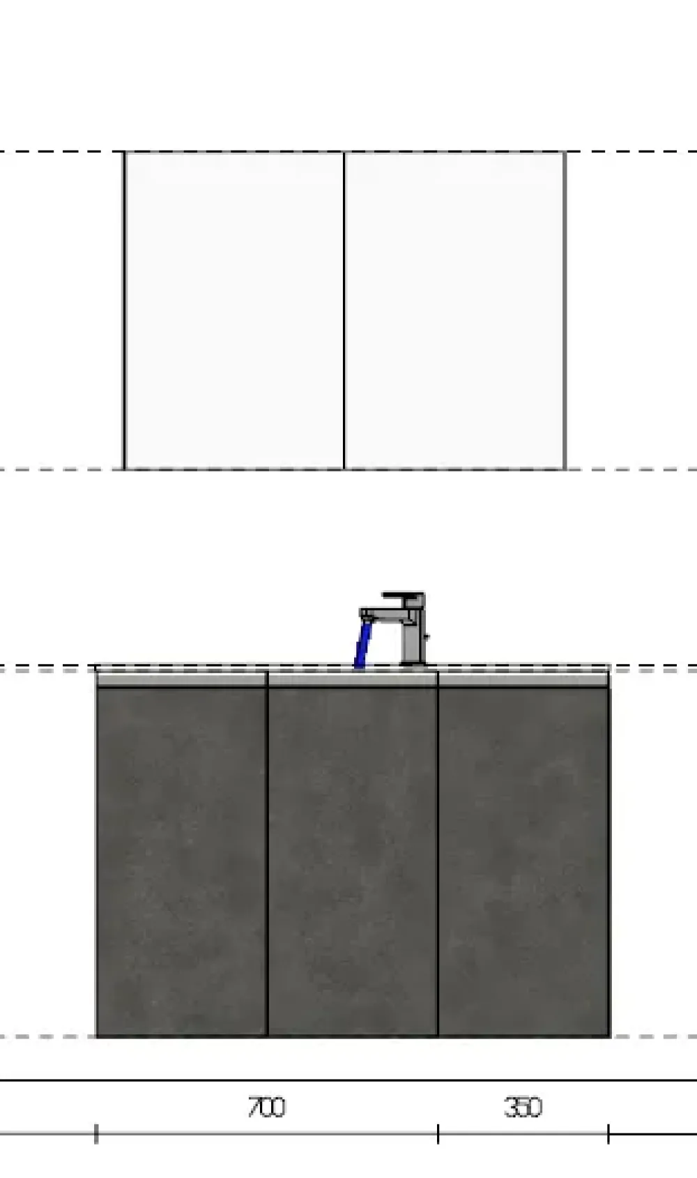 Mobile bagno in laminato modello Arredo bagno tratto scontato di in Offerta Outlet^Scavolini Hot