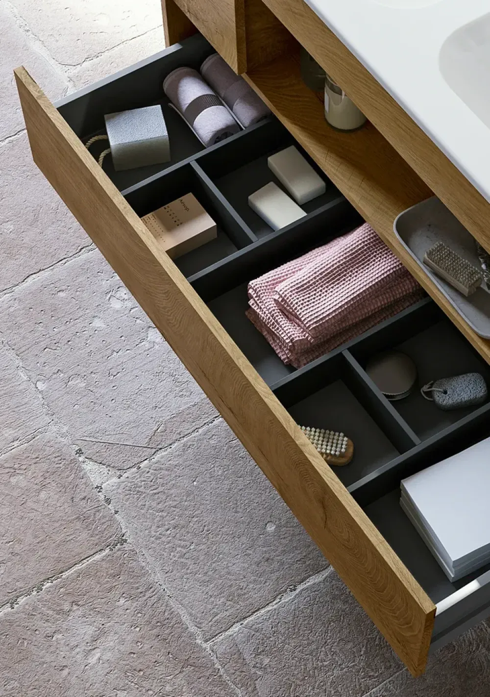 Online Mobile bagno Lume 01 IN OFFERTA OUTLET Mobili Bagno Sospeso