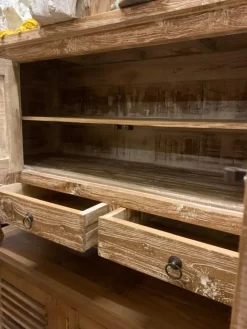 Discount Mobile bagno Mobile credenza bagno teak SCONTATO a PREZZI OUTLET Mobili Bagno A Terra