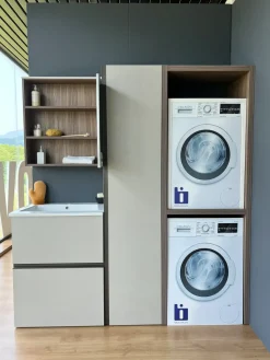 Best Mobile bagno moderno Laundry di in OFFERTA OUTLET - 40% Mobili Bagno A Terra