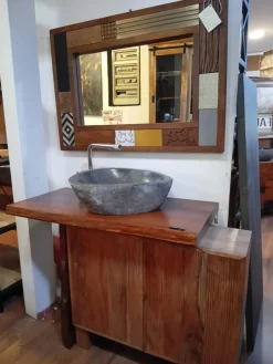 Nuovi Mondi Collection Mobile bagno Mobile bagno design carribe IN OFFERTA OUTLET- Mobili Bagno A Terra