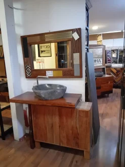 Nuovi Mondi Collection Mobile bagno Mobile bagno design carribe  IN OFFERTA OUTLET- Mobili Bagno A Terra