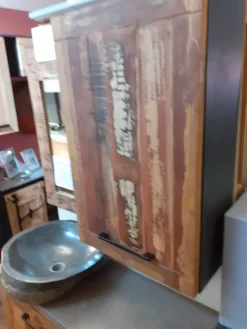 Hot Mobile bagno Mobile bagno vintage recicle industrial   con un ribasso imperdibile Mobili Bagno A Terra