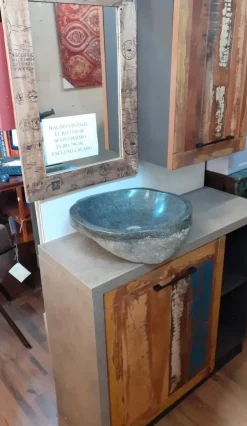 Hot Mobile bagno Mobile bagno vintage recicle industrial   con un ribasso imperdibile Mobili Bagno A Terra