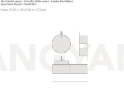 Mobile bagno Sospeso yang 7 con forte sconto^Ardeco New