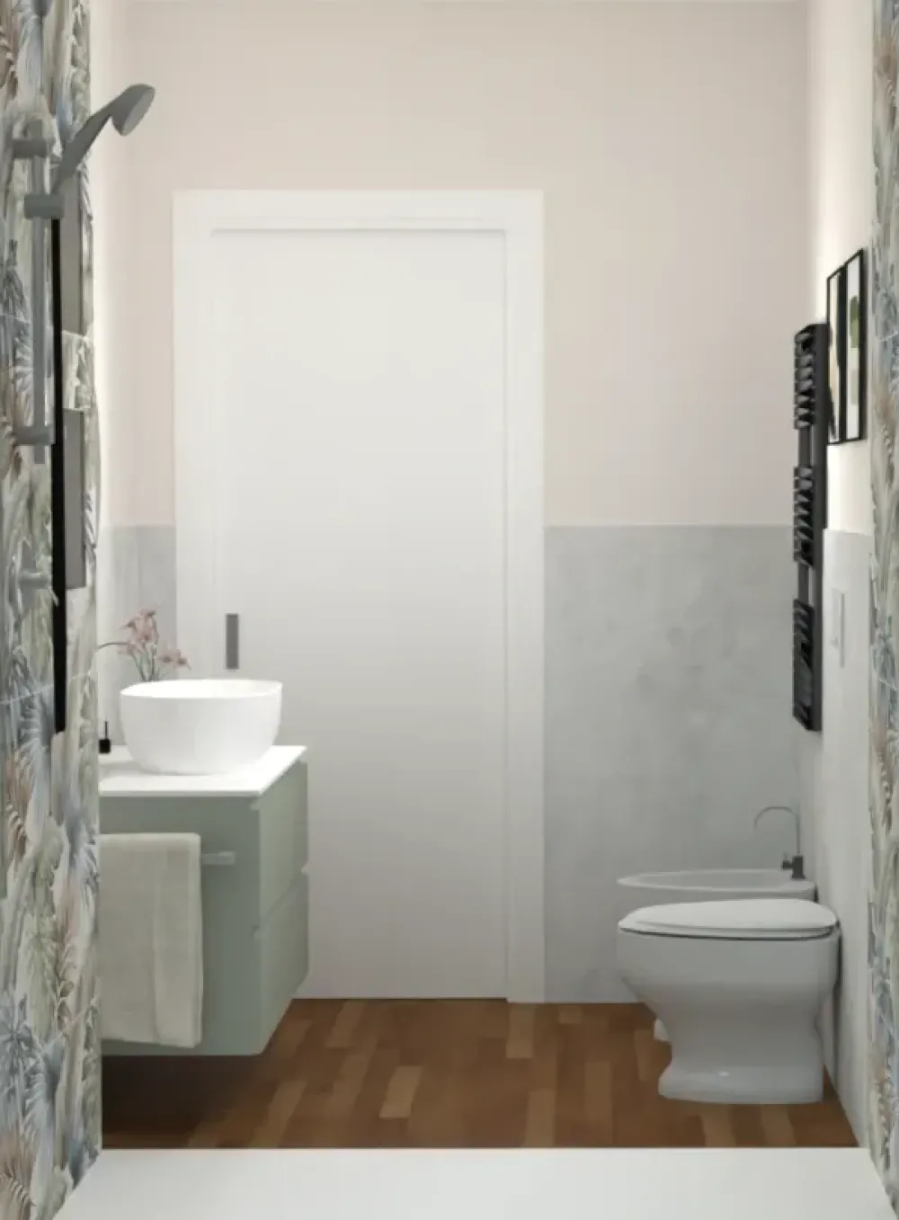 Mobile bagno sospeso Bagno verde di SCONTATO - 25%^Baxar Online