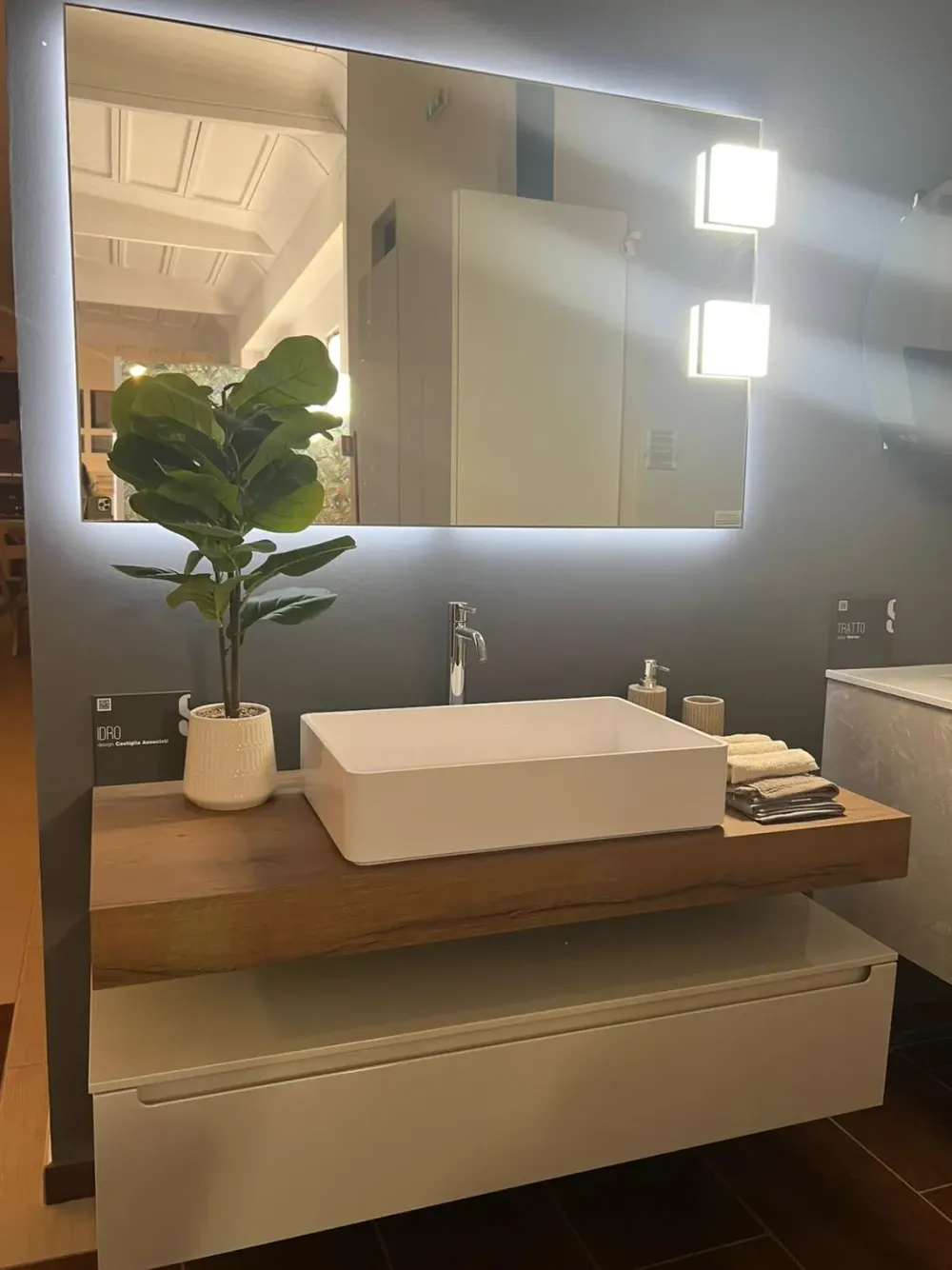 Scavolini Bathrooms Mobile bagno sospeso Bagno idro scavolini di SCONTATO - 35%- Mobili Bagno Sospeso