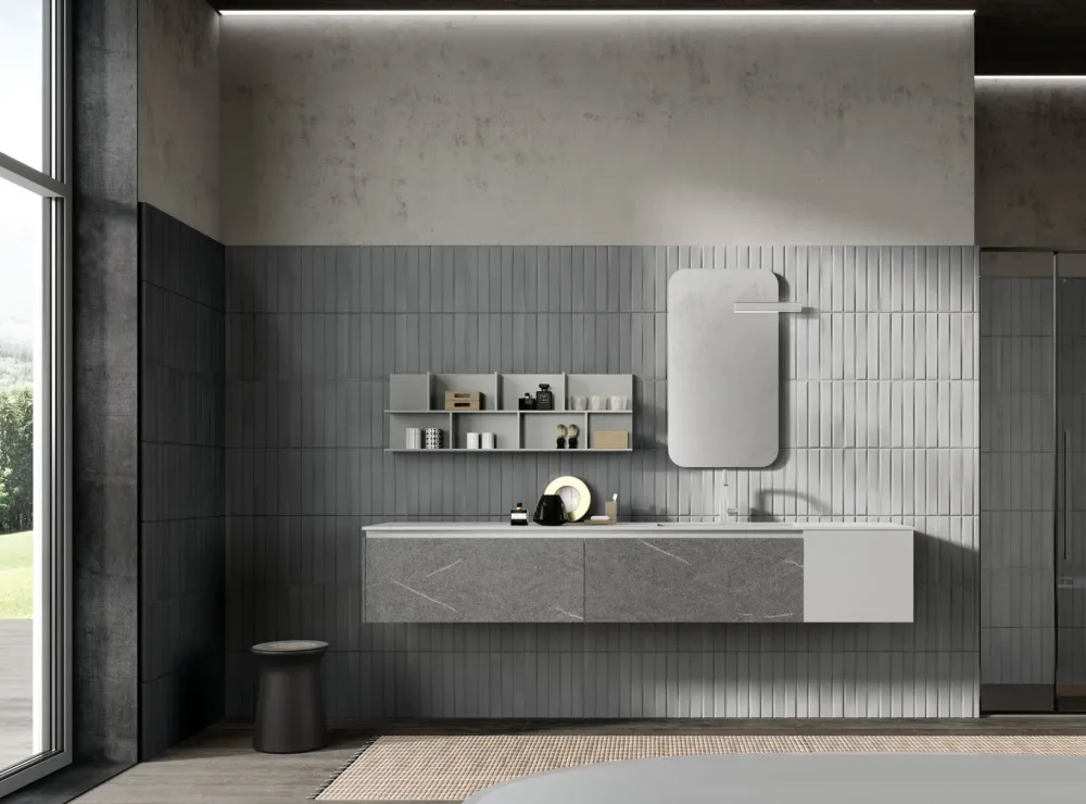 Baxar Mobile bagno Sospeso Bagno 13 system m2 a prezzo ribassato- Mobili Bagno Sospeso