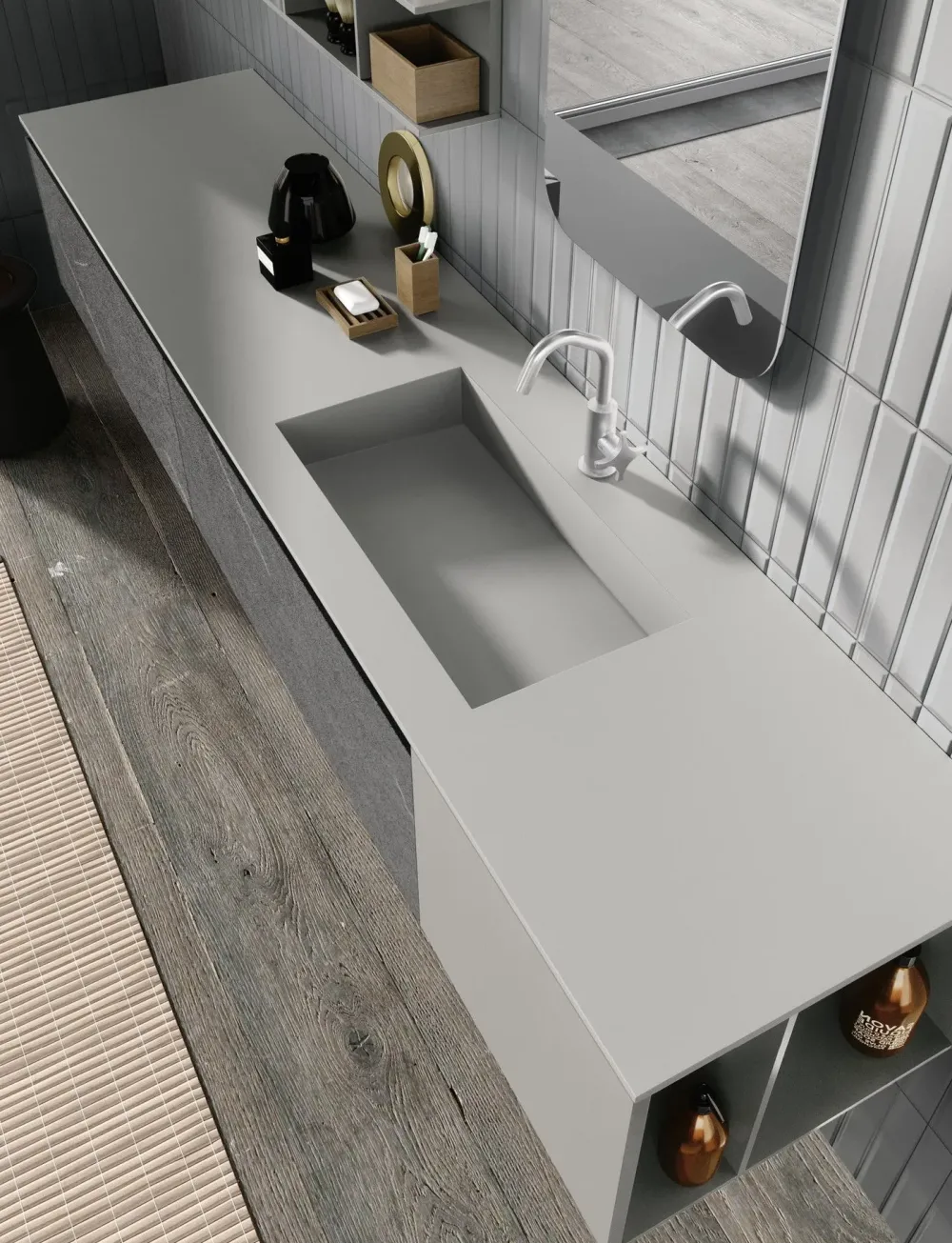 Baxar Mobile bagno Sospeso Bagno 13 system m2 a prezzo ribassato- Mobili Bagno Sospeso