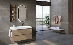Outlet Mobile bagno Sospeso Block system just c34 a prezzi convenienti Mobili Bagno Sospeso