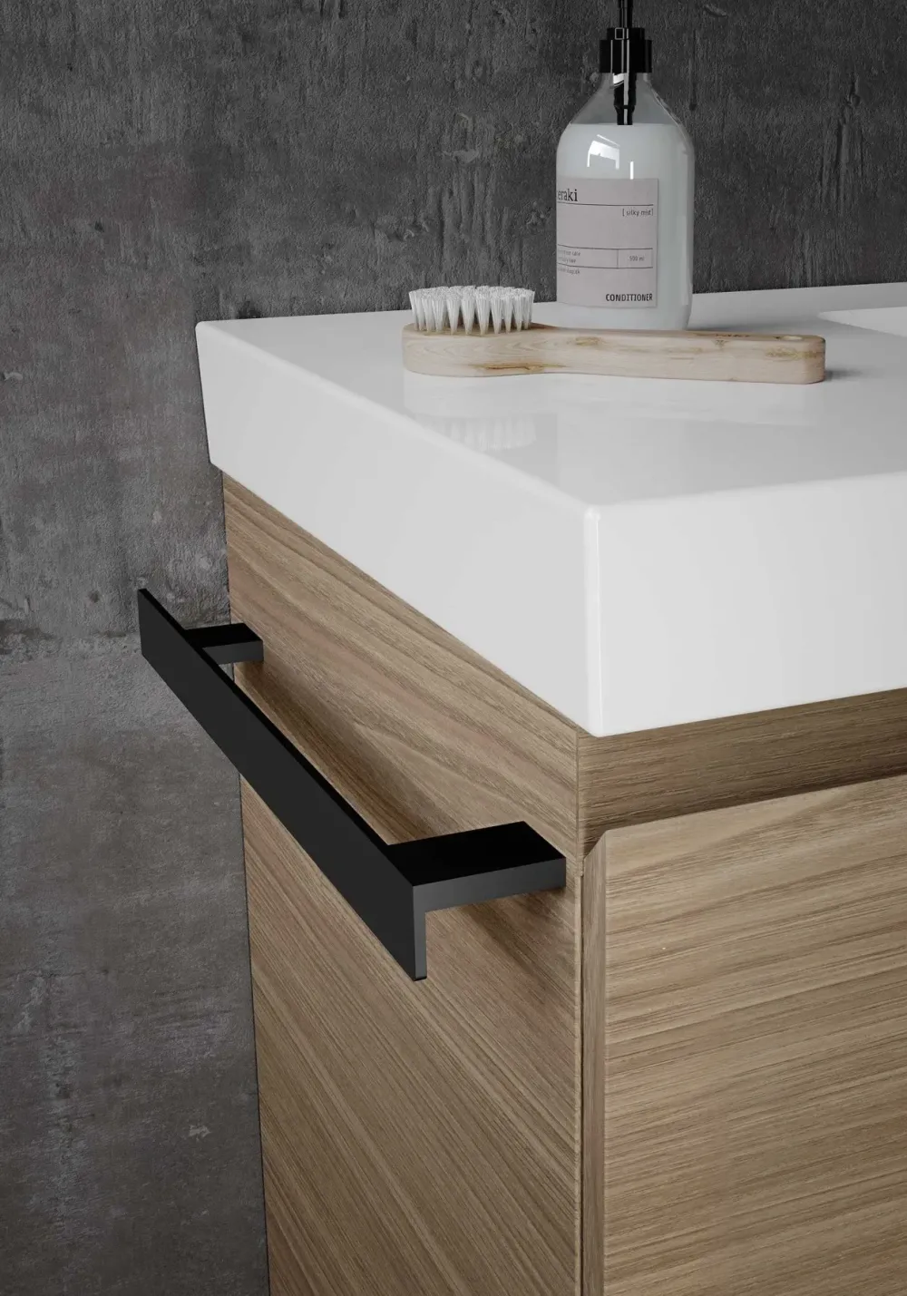 Outlet Mobile bagno Sospeso Block system just c34 a prezzi convenienti Mobili Bagno Sospeso