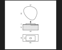 Hot Mobile bagno sospeso Canneto di SCONTATO - 57% Mobili Bagno Sospeso