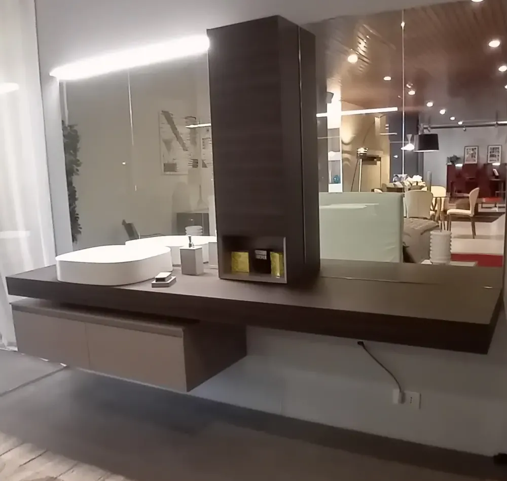 Baxar Mobile bagno Sospeso Composizione mobile bagno m3 system scontato - 40%- Mobili Bagno Sospeso