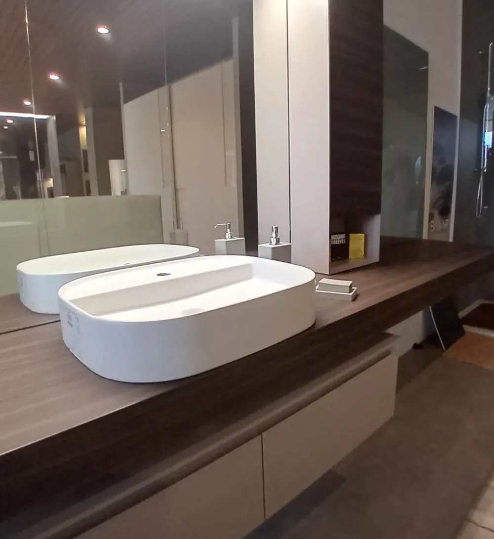 Baxar Mobile bagno Sospeso Composizione mobile bagno m3 system scontato - 40%- Mobili Bagno Sospeso