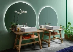 Online Mobile bagno Sospeso Composizione b01 con forte sconto Mobili Bagno Sospeso