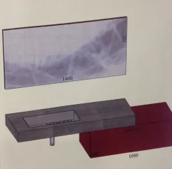 Mobile bagno Sospeso Comp4 con forte sconto^Artigianale Sale