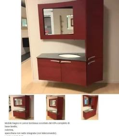 Outlet Mobile bagno Sospeso Kenzia con forte sconto Mobili Bagno Sospeso