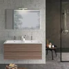 Online Mobile bagno Sospeso 2lavabi syntesi 120   a prezzi outlet Mobili Bagno Sospeso