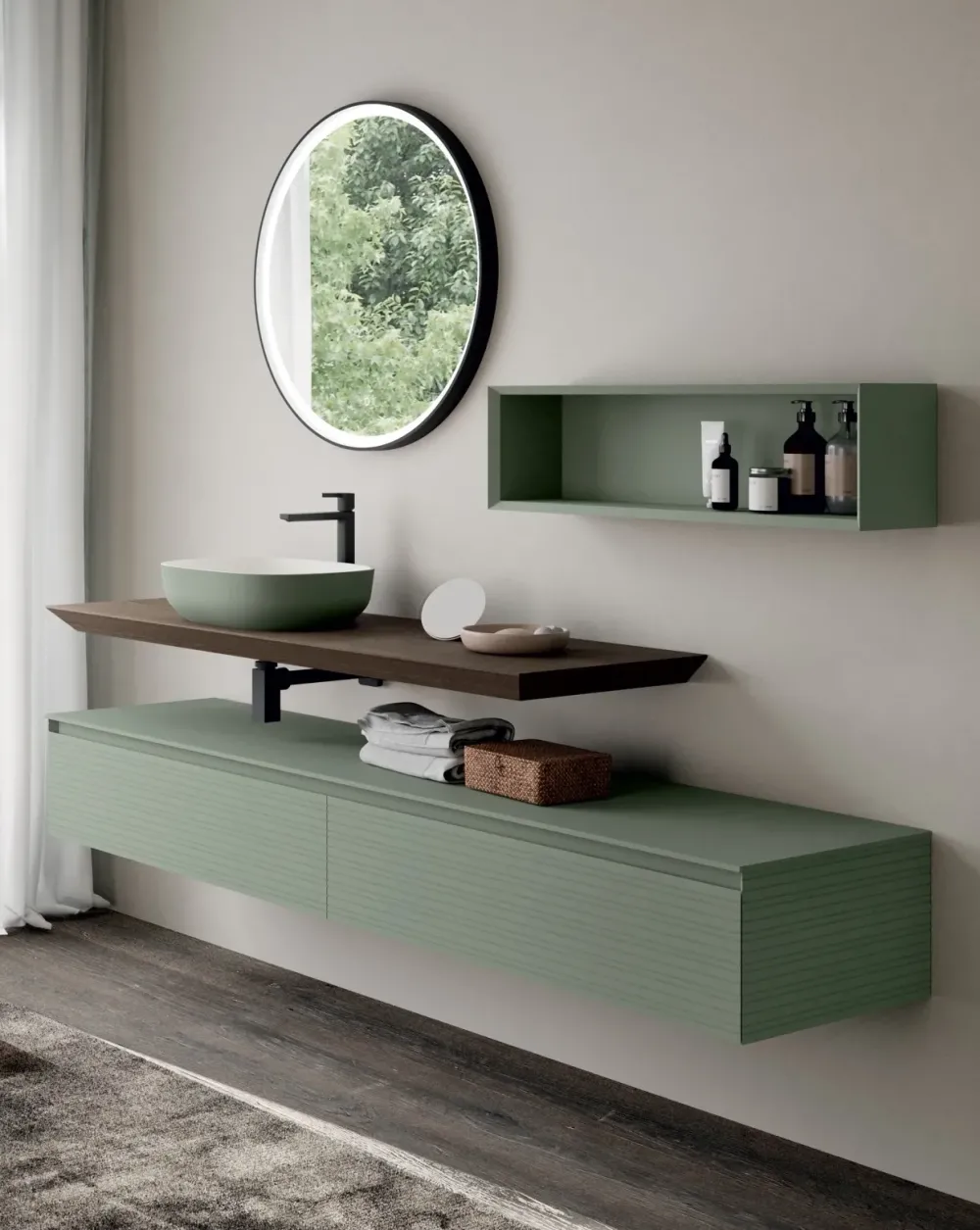 Mobile bagno sospeso M3 system 304 di SCONTATO - 30%^Baxar