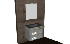 Online Mobile bagno Sospeso Smart46 next 03 con forte sconto Mobili Bagno Sospeso