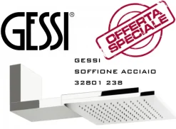 Mobile bagno Sospeso Soffione acciaio 35x35 cm doccia private wellness minimal quadro 32801 238 a prezzi convenienti^Gessi