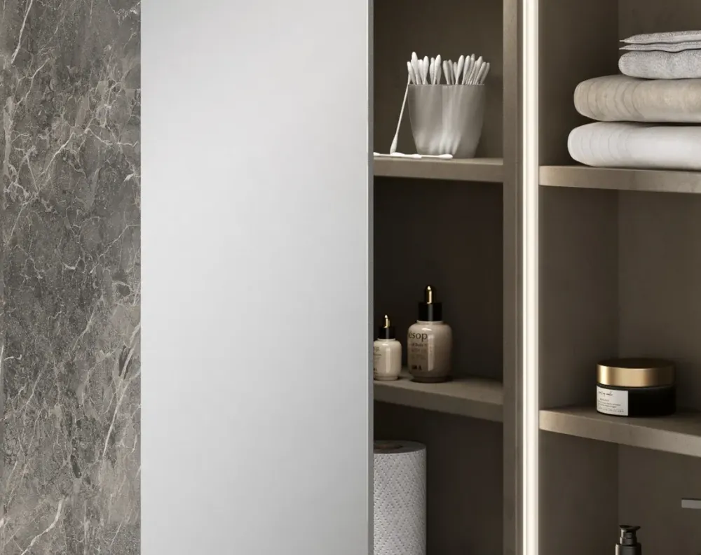 Mastella Mobile bagno Sospeso Specchio contenitore titus new a prezzo scontato- Mobili Bagno Sospeso