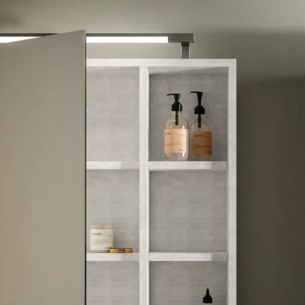 Mastella Mobile bagno Sospeso Specchio contenitore titus new a prezzo scontato- Mobili Bagno Sospeso