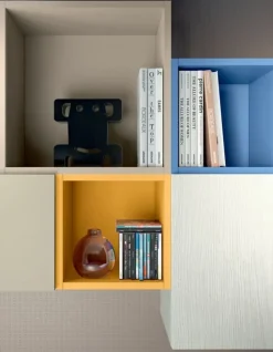 Mobile componibile Cmp_2047 con un ribasso esclusivo^Artigianale Outlet