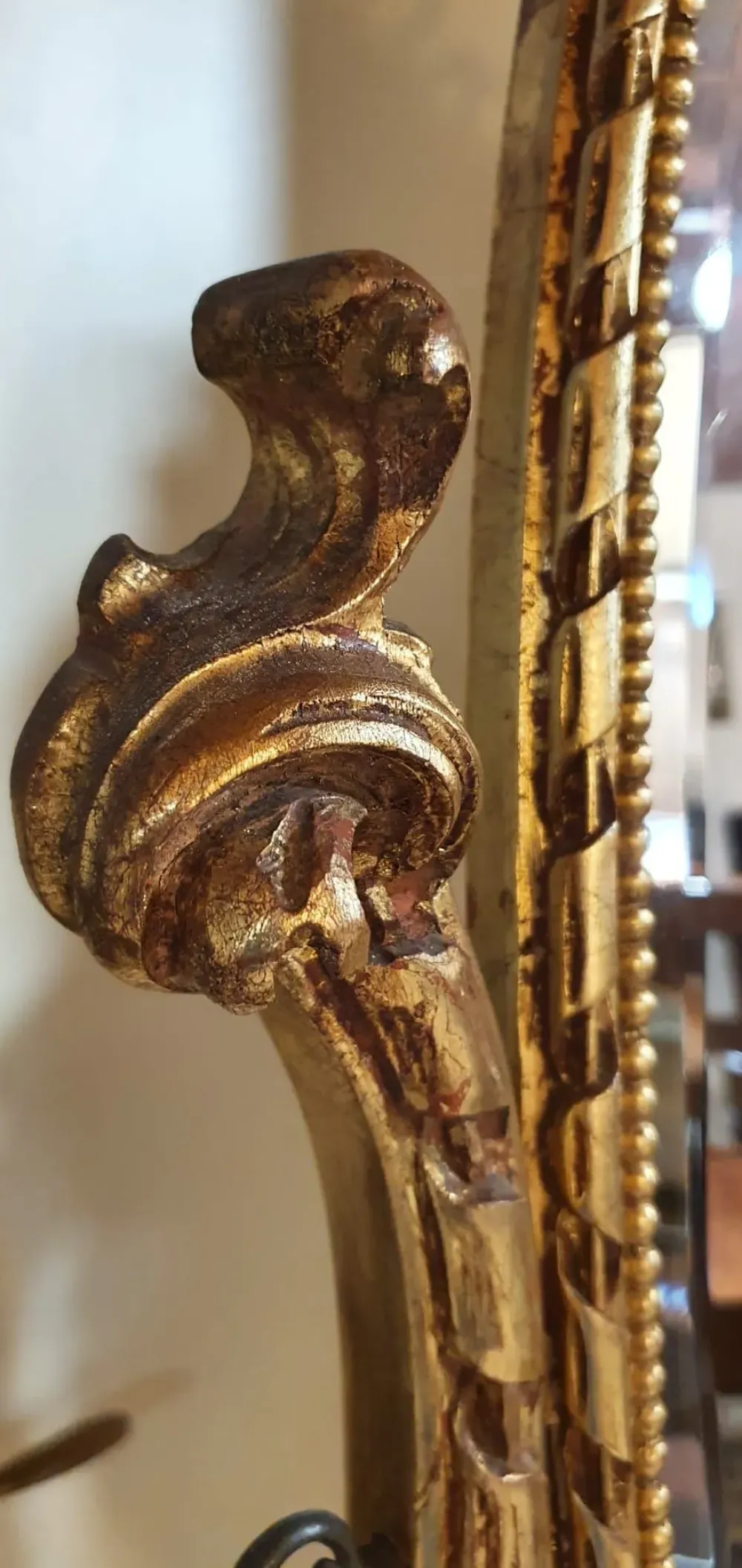 Artigianale Mobile d'epoca Specchio a bilanciere IN OFFERTA OUTLET- Antiquariato